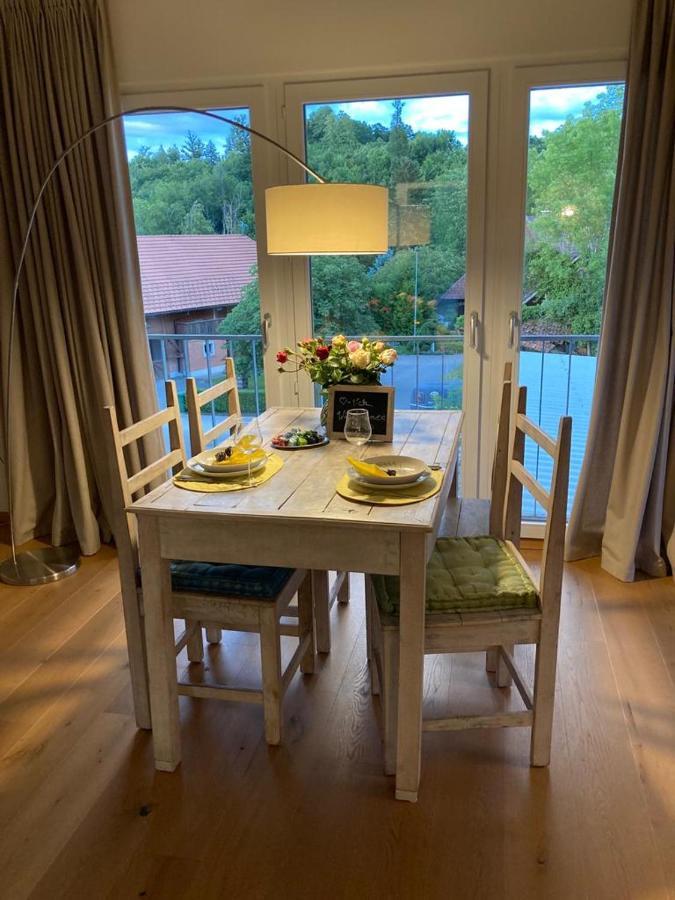 Ferienwohnung Burg Murten Bagian luar foto