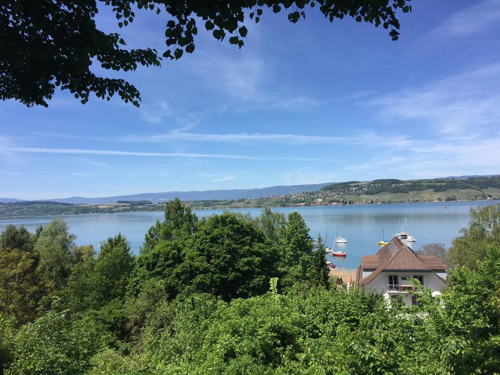 Ferienwohnung Burg Murten Bagian luar foto